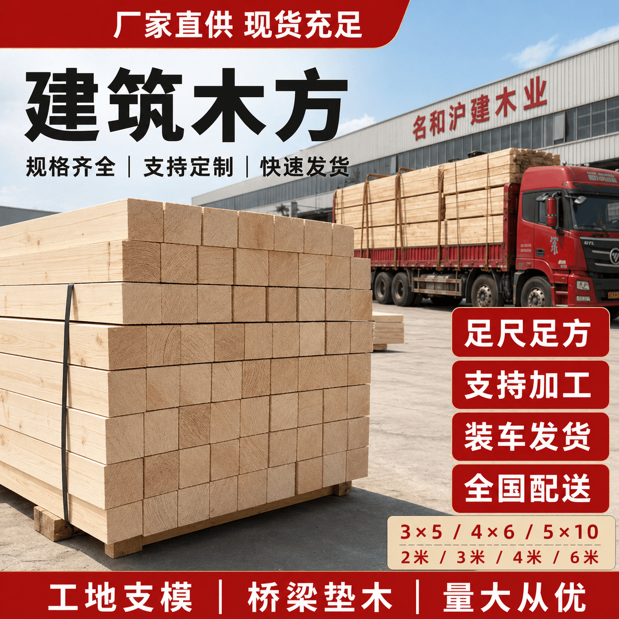 建筑木方采购图片43