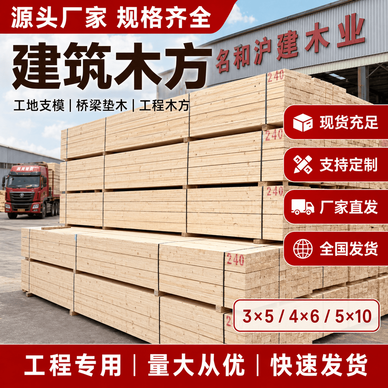 建筑木方采购图片45